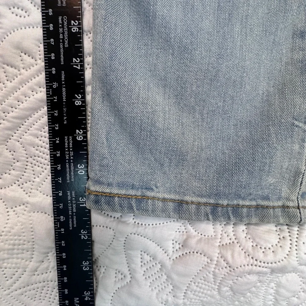 Levis 511 Slim Fit Jeans Light Wash Blue Denim 31x31 Mens Casual Pants